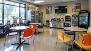 Deep cleaned break room